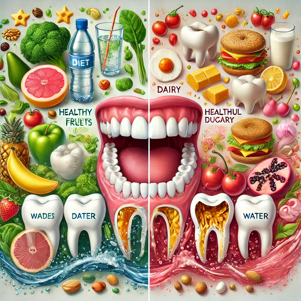 رژیم غذایی مناسب برای سلامت دهان و دندان