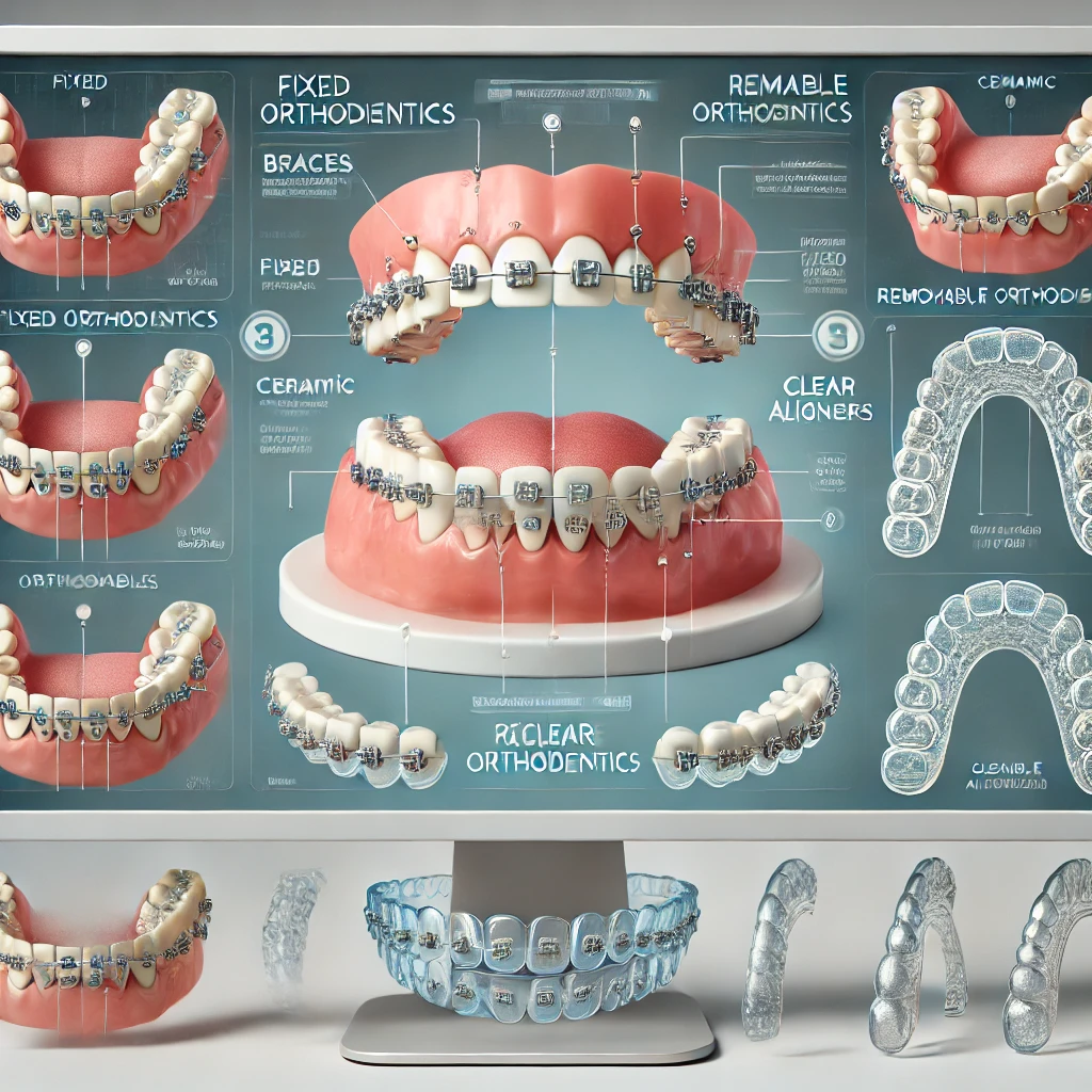 ارتودنسی ثابت و متحرک تفاوت ها